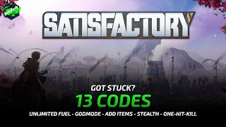 SATISFACTORY Cheats Add Items Godmode Unlimited Fuel Stealth   Trainer by MegaDev [upl. by Wolcott]