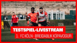 Testspiel LIVE 1 FC Köln  Breidablik Kopavogur [upl. by Meekah487]