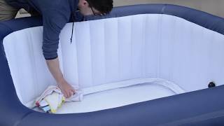 LayZSpa  How to pack away your hot tub [upl. by Gnah]