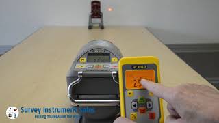 Spectra Precision DG813 Pipe Laser Line Scan [upl. by Harhay]