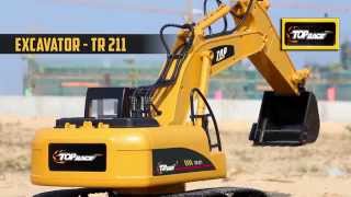 Top Race® 15 Channel Full Functional Professional RC ExcavatorHeavy Duty Metal TR211 [upl. by Emlynn]