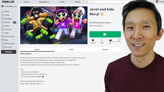 I made a game on Roblox  Janet and Kate Story [upl. by Irakuy298]