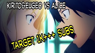 Epic Fight between kirito and alice [upl. by Adile503]