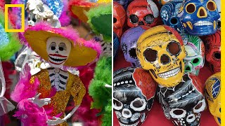 El Día de Muertos la fête macabre et colorée originaire du Mexique [upl. by Holds981]