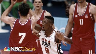 Michael Jordan and Scottie Pippen CLAMP Toni Kukoc at 1992 Olympics  NBC Sports [upl. by Mead20]