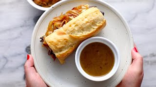 Portobello French Dip with Horseradish Aioli [upl. by Anerroc]