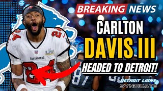 BREAKING NEWS The Detroit Lions TRADE For CB Carlton Davis III [upl. by Laamak671]