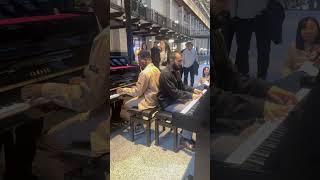 Amazing Boogie Woogie Duet With Two Pianos [upl. by Sualocin]