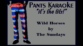 The Sundays  Wild Horses karaoke [upl. by Zins]