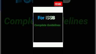 Issb complete GuidelinesIssb important questions [upl. by Sanger]