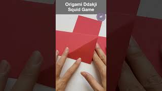 How to make origami ddakji comes from Squid Game [upl. by Luhe]