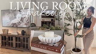 LIVING ROOM MAKEOVER 2024  LIVING ROOM DECORATE WITH ME 2024  LIVING ROOM DECORATING IDEAS 2024 [upl. by Aeynod]