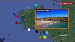 Bretagne Les 12 îles du Ponant en 3 minutes [upl. by Aiceled]