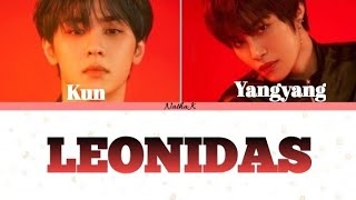 WayV Yangyang x Kun Leonidas LyricsColor CodedHanRomEng [upl. by Aihsened]