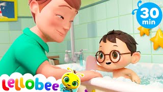 Splish Splash Baby Bath Time  Baby Nursery Rhyme Mix  Preschool Playhouse Songs [upl. by Neelhtakyram865]