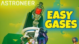 Astroneer  AUTOMATION 2 UPDATE  MEDIUM GAS CANISTER [upl. by Yldarb217]