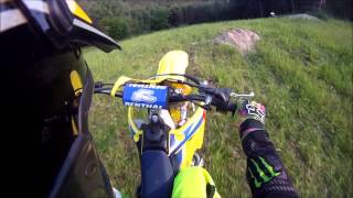 Suzuki rmz 250 wheelie training [upl. by Toscano723]