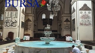 Bursa Muezzins tour of Yeşil Cami amp adhan demo [upl. by Soulier]