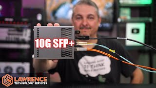 Comparing SFP 10 Gigabit Connectors LC MultiMode Fiber 10GBASET and DAC Cables [upl. by Fosdick516]