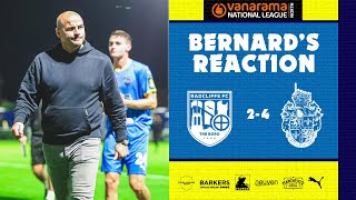 RFC  Spennymoor Town PostMatch Reaction  Bernard Morley [upl. by Ayhtnic]