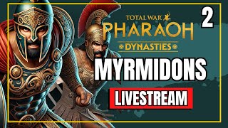 🔱Achilles MYRMIDONS Unlocked🔱Total War PHARAOH Dynasties Mods Troy Historical Unit Pack [upl. by Ikciv356]