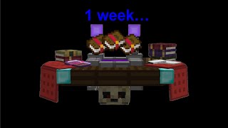 Loot from 1 Week of Experimentation Table Hypixel Skyblock [upl. by Atterrol939]