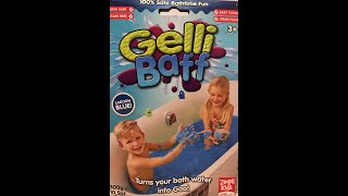 Gelli Baff overview How to create a jelly and fun filled bath [upl. by Watkin785]