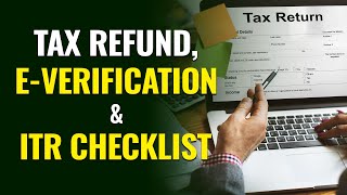 Income Tax Return 202324 Refund Everification Tax Payment Revised Return  FAQs answered [upl. by Alicul]