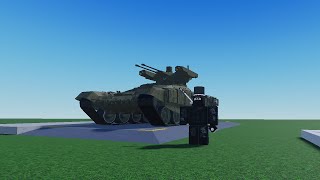 Roblox BMPT72 Terminator 2 Showcase Ferrarico [upl. by Nyllaf]