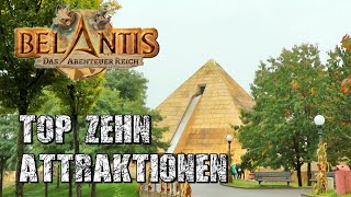 Belantis Leipzig  Top 10 Attraktionen [upl. by Aveer]