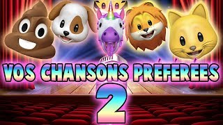 LES ANIMOJIS CHANTENT 16 CHANSONS EN 3MN [upl. by Yentrok]