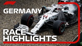 2019 German Grand Prix Race Highlights [upl. by Ynnad]