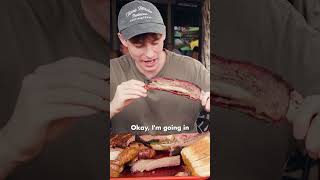 Two Brits try Texas BBQ for the first time [upl. by Oicneserc]