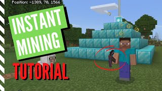 How to get INSTANT MINING in Minecraft [upl. by Town88]