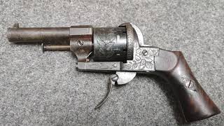 Antique Pinfire Revolver [upl. by Mayman]