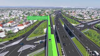 Tullamarine Freeways new M80 Ring Road and Mickleham Road exit [upl. by Michiko804]