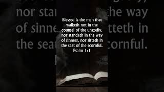 Psalm 1 verse 1 KJV Audio Bible  Blessed is the man that walketh not in the counsel of the ungodly [upl. by Ahsielat]