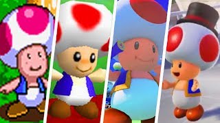 Super Mario Evolution of Toads Voice 1994  2017 [upl. by Devina996]