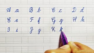 Cursive writing practice for beginners  Capital and Small Cursive letters  all cursive letters [upl. by Penney]