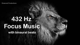 Deep Focus Music with 432 Hz Tuning and Binaural Beats for Concentration  Study Music [upl. by Retep536]