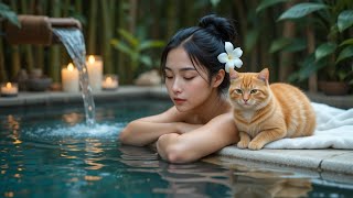 Relaxing Spa Music – Relaxing Water Sounds amp Gentle Melodies for Deep Relaxation  peaceful [upl. by Towne]