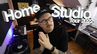 Home Studio Tour 2022  A beat makers setup [upl. by Ingrim]