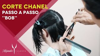 Corte de cabelo chanel passo a passo  bob [upl. by Sofie]