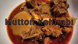 Mutton Kohlrabi  Monj Maaz  Kashmiri receipe [upl. by Eelasor573]