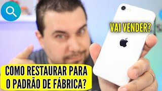 Como Resetar seu iPhone pra Vender  Passo a Passo Curto e Simples [upl. by Debo275]