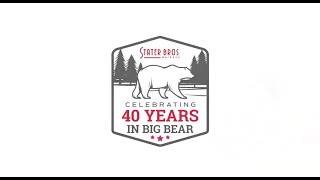 Happy Big Bear 40th Anniversary  Stater Bros Markets [upl. by Llednew134]