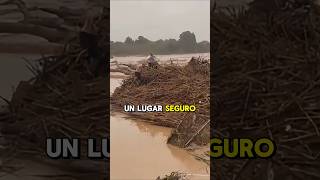 Perro rescatado en las inundaciones 🐶 [upl. by Eikkin]