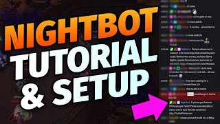 Nightbot Tutorial for Twitch and YouTube Setup Commands Giveaways Spam Protection and More [upl. by Nnel]