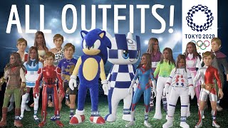 All Skins and Outfits  Olympic Games Tokyo 2020  The Official Video Game™ [upl. by Aileen]