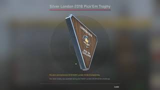 Silver London Pickem Trophy [upl. by Doralyn438]